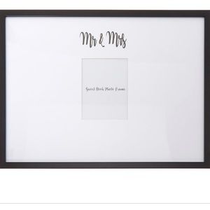 Mr & Mrs Guestbook Photo Frame